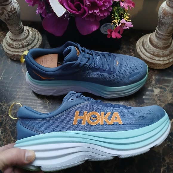 Hoka One Bondi 8 Comfort/Athletic Medical Field Shoes Size 10 Men/11.5 Women - Picture 5 of 12